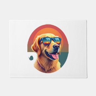 Golden Retriever for Kids Boys Girls Sunglasses Pe Doormat