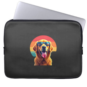 Golden Retriever for Kids Boys Girls Sunglasses Pe Laptop Sleeve