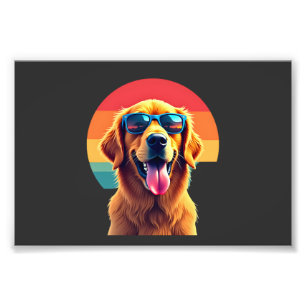 Golden Retriever for Kids Boys Girls Sunglasses Pe Photo Print