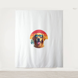 Golden Retriever for Kids Boys Girls Sunglasses Pe Tapestry