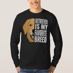Golden Retriever For Women Men Kids Funny Adopted  T-Shirt