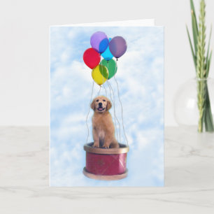 Golden Retriever Forever Young Greeting Card