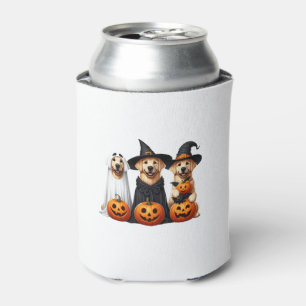 Golden Retriever Ghost Halloween Dog Lovers Can Cooler