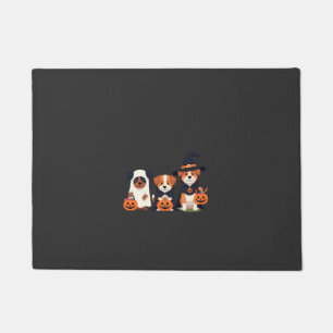 Golden Retriever Ghost Halloween Trick Or Treat Do Doormat
