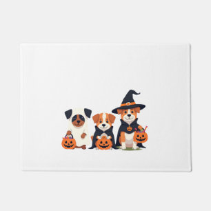 Golden Retriever Ghost Halloween Trick Or Treat Do Doormat