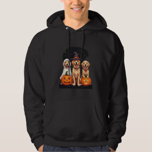 Golden Retriever Ghost Halloween Trick Or Treat Do Hoodie