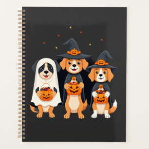 Golden Retriever Ghost Halloween Trick Or Treat Do Planner