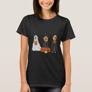 Golden Retriever Ghost Halloween Trick Or Treat Do T-Shirt