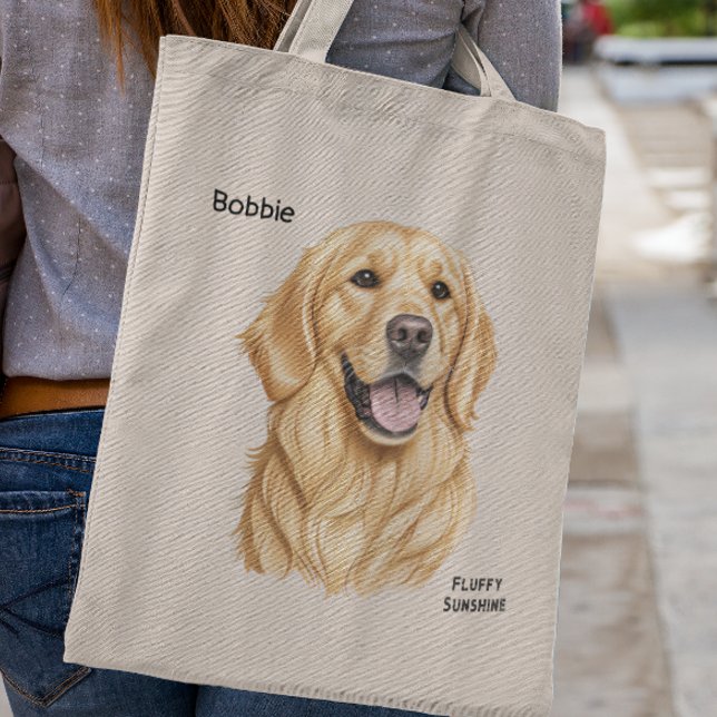 Golden Retriever Gift For Golden Fans Tote Bag (Creator Uploaded)