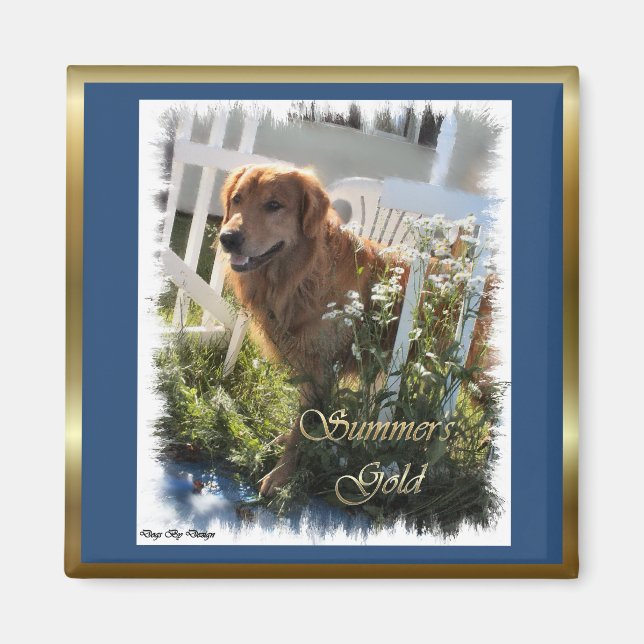 Golden Retriever Gifts Magnet (Front)