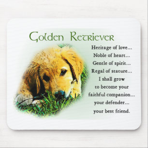 Golden Retriever Gifts Mouse Pad