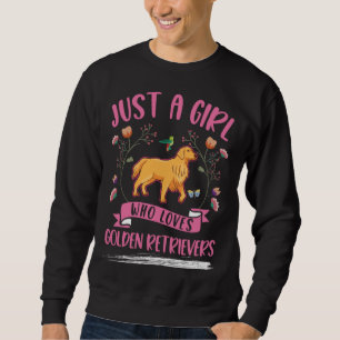 Golden Retriever Girl  1 Sweatshirt