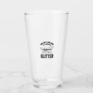 Golden Retriever Glitter Vintage Dog Hair Shirt_1 Glass