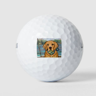 Golden Retriever Golf Balls