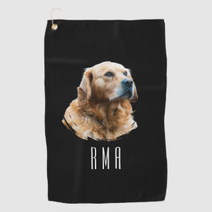 Golden Retriever Golf Towel
