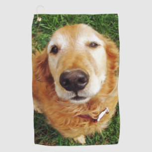Golden Retriever Golf Towel