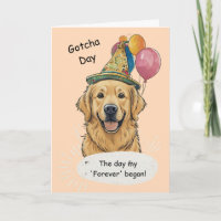 Golden Retriever Gotcha Day Celebration