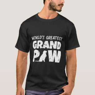 Golden Retriever Grandpaw  Worlds Greatest Grand P T-Shirt