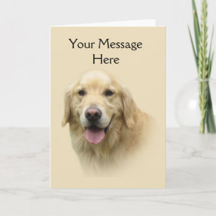 Golden Retriever Greeting Card