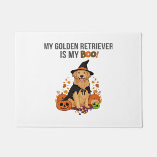 Golden Retriever Halloween Dog  My Golden Retrieve Doormat