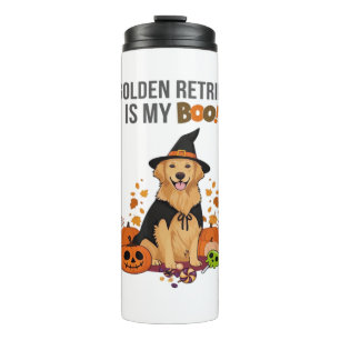 Golden Retriever Halloween Dog  My Golden Retrieve Thermal Tumbler