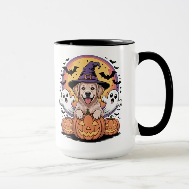 Golden Retriever Halloween Mug (Right)