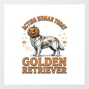 Golden Retriever Halloween Pumpkin Dog Costume Shi