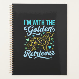 Golden Retriever Halloween Skull Pattern Dog Lover Planner