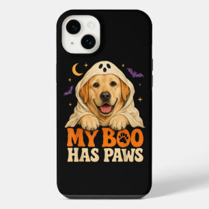 Golden Retriever Halloween Spooky Paws iPhone 14 Plus Case