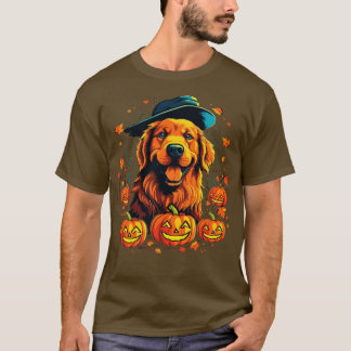 Golden Retriever Halloween T-Shirt