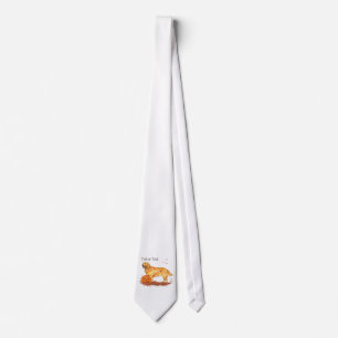 Golden Retriever Halloween Tie