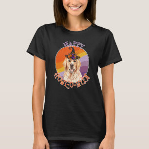 Golden Retriever Happy Howl O Ween Halloween Dog T-Shirt