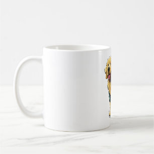 Golden Retriever Hiking and Camping Coffee Mug
