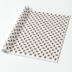 Golden Retriever History Design Wrapping Paper
