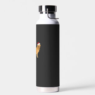Golden Retriever Holiday Christmas Light Essential Water Bottle