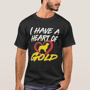 Golden Retriever I Have a Heart of Gold T-Shirt