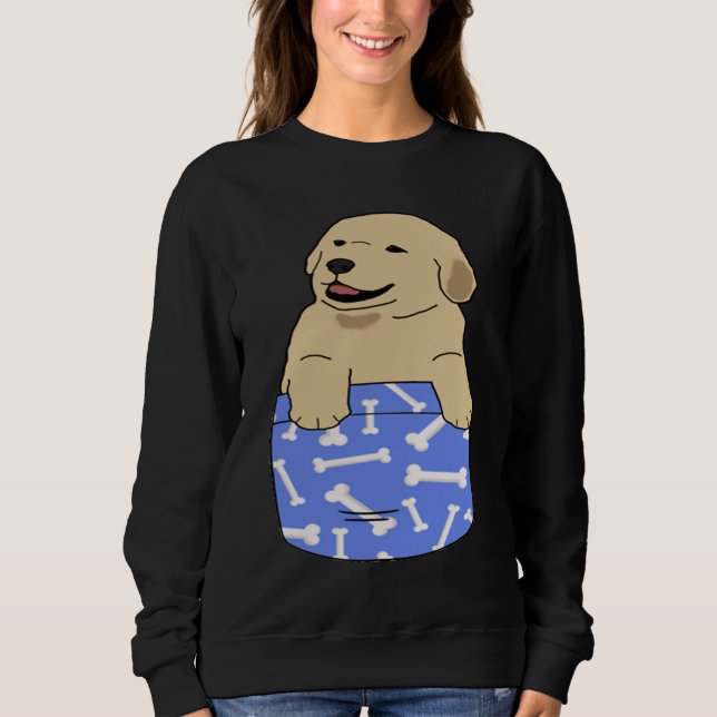 Golden Retriever in my Pocket Sweatshirt (Front)