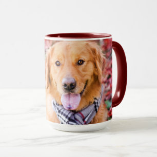 Golden Retriever In Scarf Mug