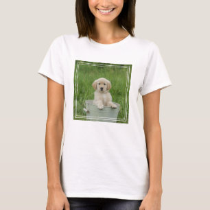 Golden Retriever In Wash Basin T-Shirt