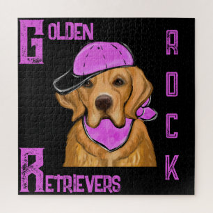 GOLDEN RETRIEVER  JIGSAW PUZZLE