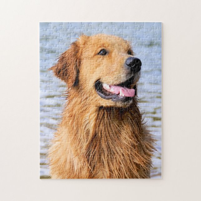 Golden Retriever Jigsaw Puzzle (Vertical)