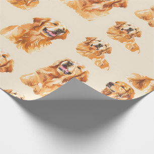 Golden Retriever Joy Wrapping Paper