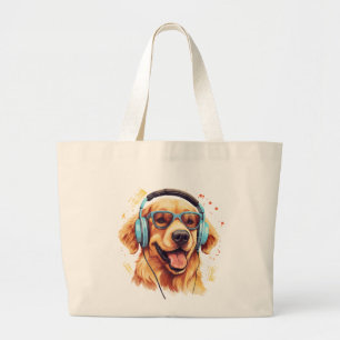 Golden Retriever Jumbo Tote
