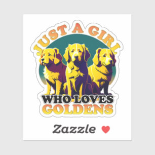 Golden Retriever, Just a Girl Who Loves Golden