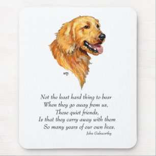 Golden Retriever Keepsake Mouse Pad