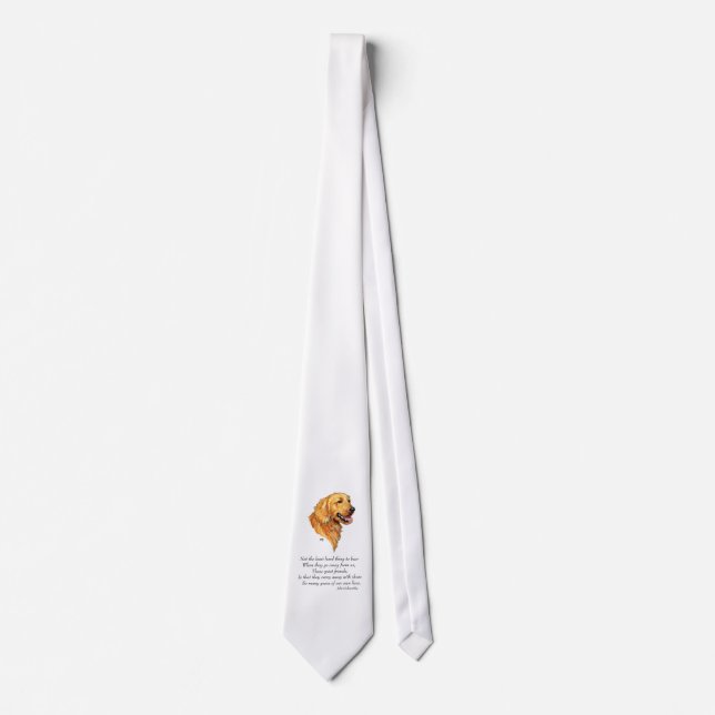Golden Retriever Keepsake Tie (Front)