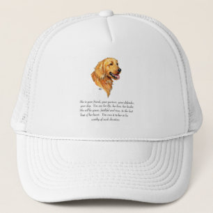 Golden Retriever Keepsake Trucker Hat