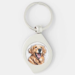 Golden Retriever  Key Ring