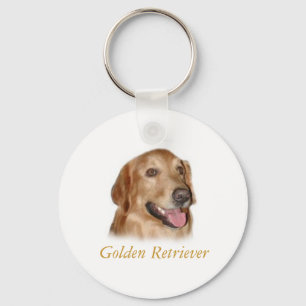 Golden Retriever Key Ring
