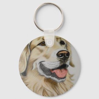 Golden Retriever keychain